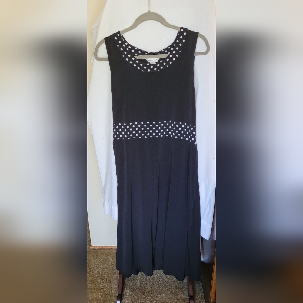 C&B black polka dot Dress Size M (305)
